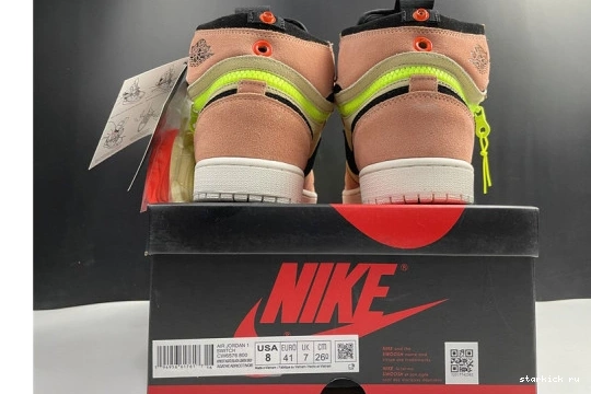 Air Jordan Switch CW6576-800 Peach CW6576-800 1 High 0312